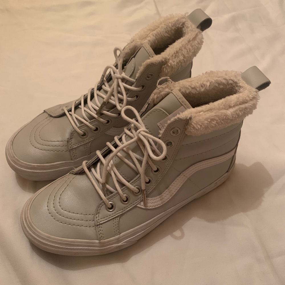 Vans fleece lined high tops